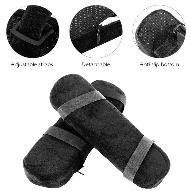 Useful 1Pcs2Pcs Office Chair Parts Arm Pad Memory Foam Armrest Cover Cushion Pads For Home Office Chair Comfortable Elbow Pillow