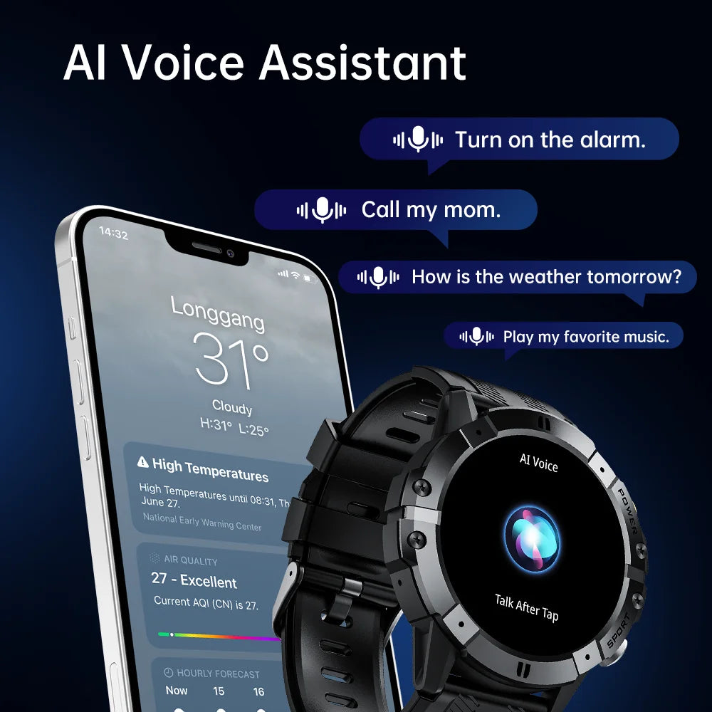 CUBOT C29 SmartWatch 1.52-inch 1ATM Waterproof Sport Watch for