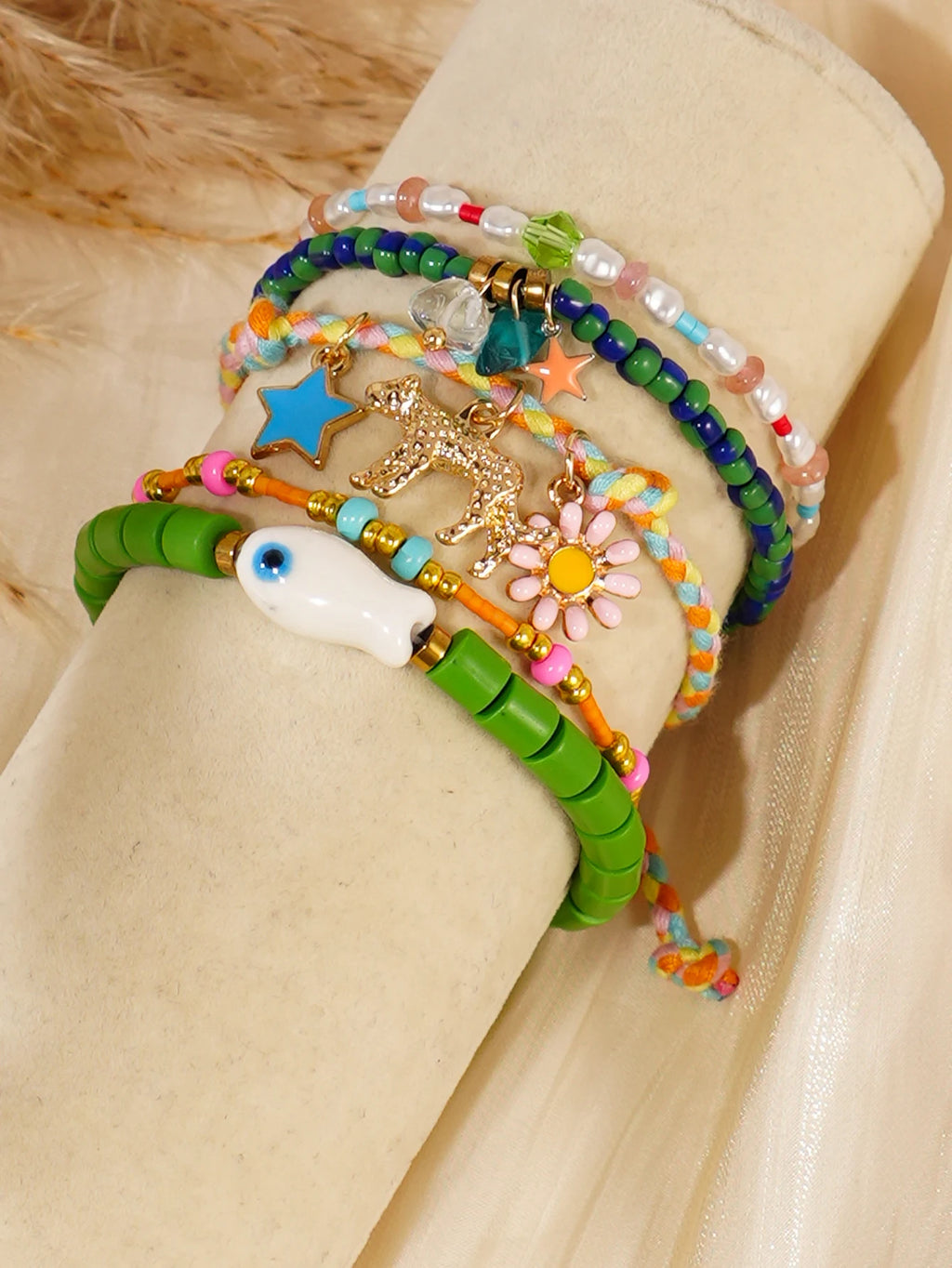 Y2K Style Stacking Bracelet Set