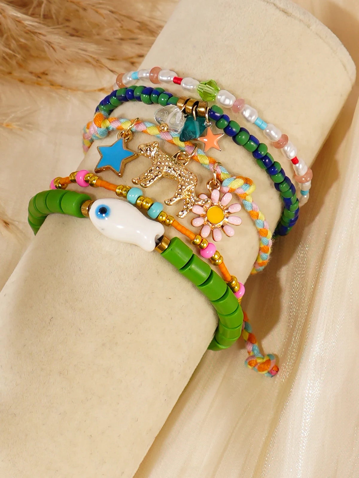 Y2K Style Stacking Bracelet Set