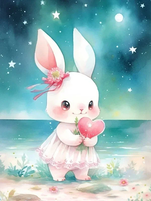 5D Fairy Dust Resin Diamond Painting Cartoon Cat Diamond Embroidery Mosaic Anime Girl Cross Stitch Set DIY Art Home Decor