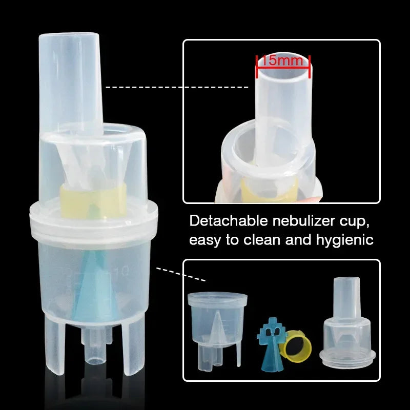 Nebulizer Cup Mask Adult Kid Inhaler Set Soft Tube