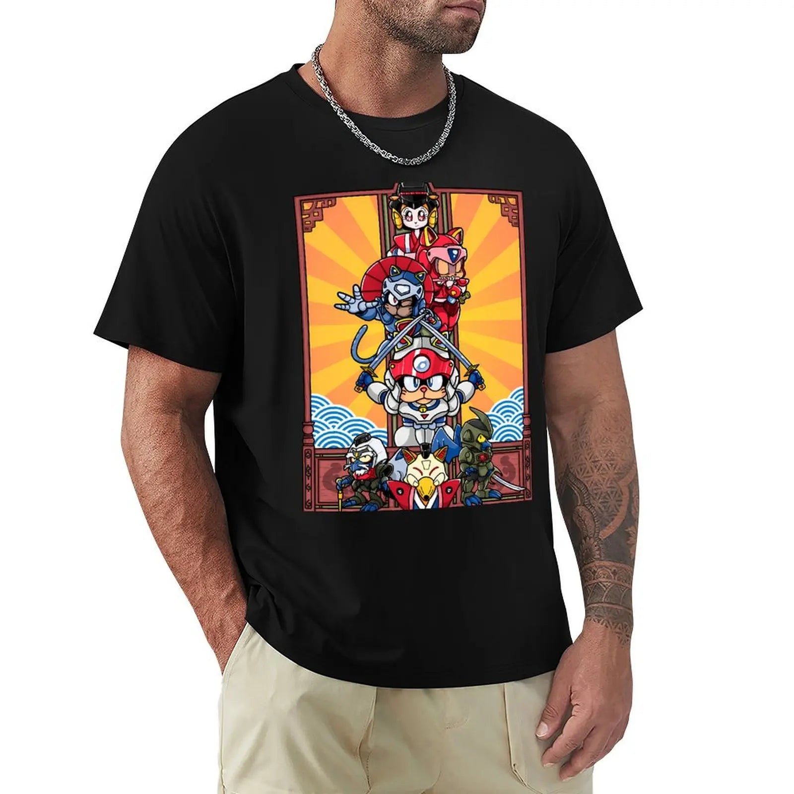 Vintage Movie - Vintage Animated Television T-Shirt Retro Style Print Casual Top