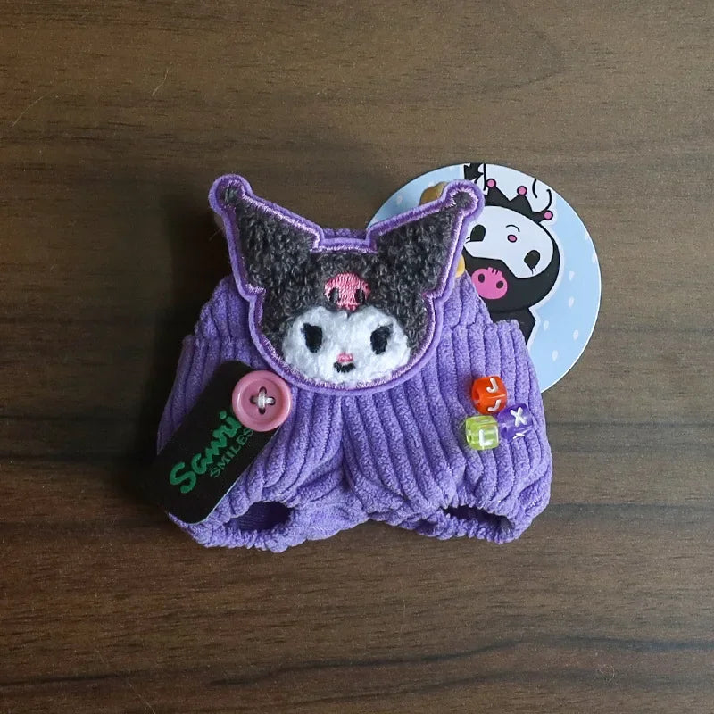 Hot Sanrio For Labubu Series Clothing V1 V2 V3 Toys Cartoon Cute Kuromi Melody Pendant Clothing Doll Fashion Accessories Gift