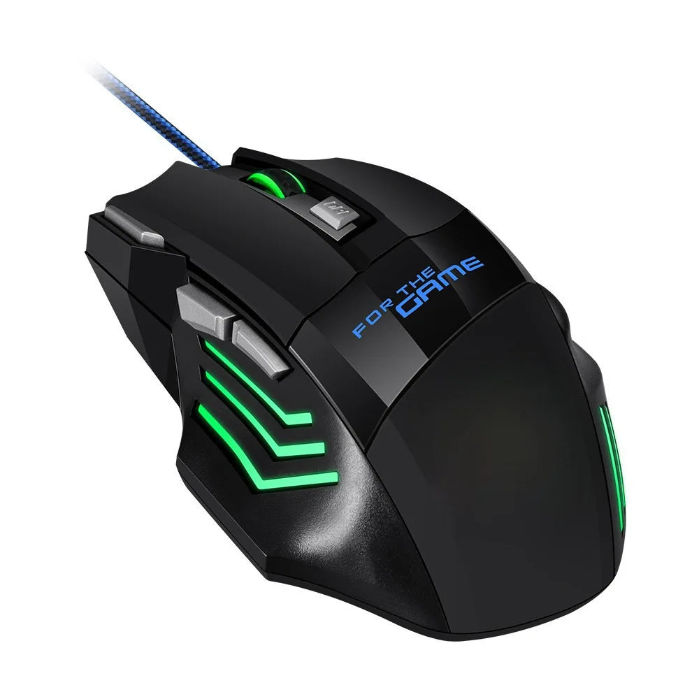 Hyperspeed USB Gaming Mouse RGB Backlit Ergonomic Gaming Mice 7D