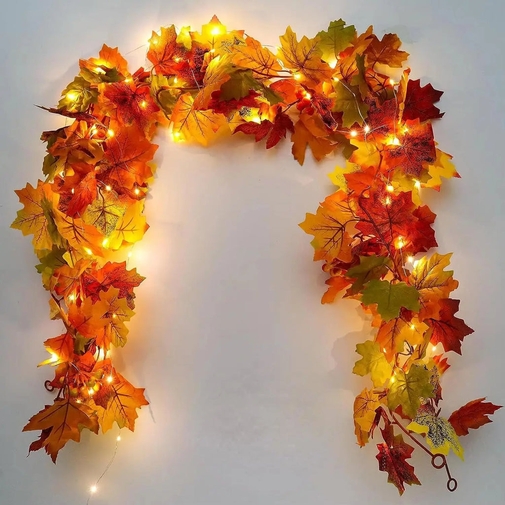 Autumn Artificial Maple Leaf Vine 200cm