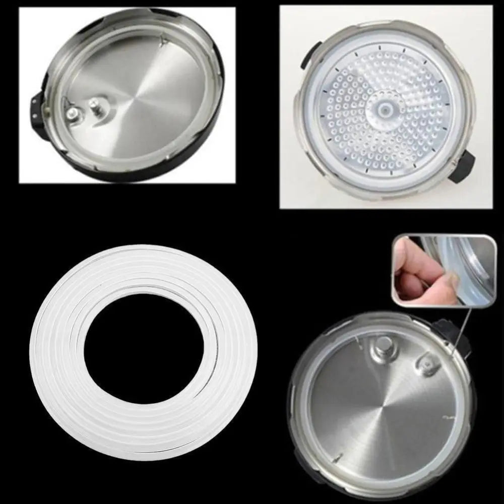 20-32cm Pressure Cooker Seal Ring Rubber Replacement Silicone Clear Gasket Kitchen Tool Heat Resistant