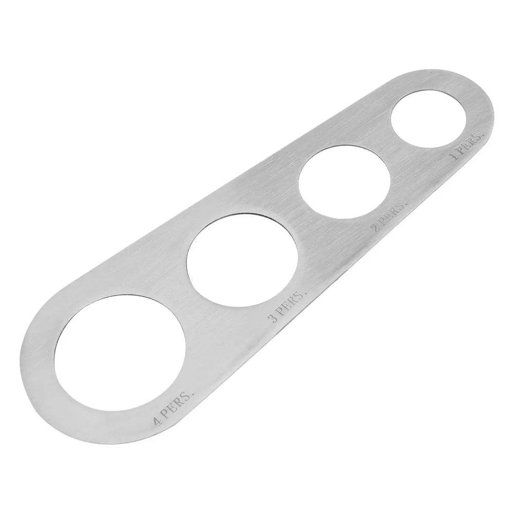 HILIFE Kitchen Accessories Stainless Steel Pasta Noodle Measure 1Pcs 4 Holes Spaghetti Measurer