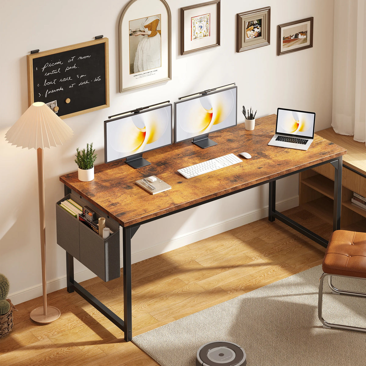 Adjustable Computer Desk With Storage Bag
