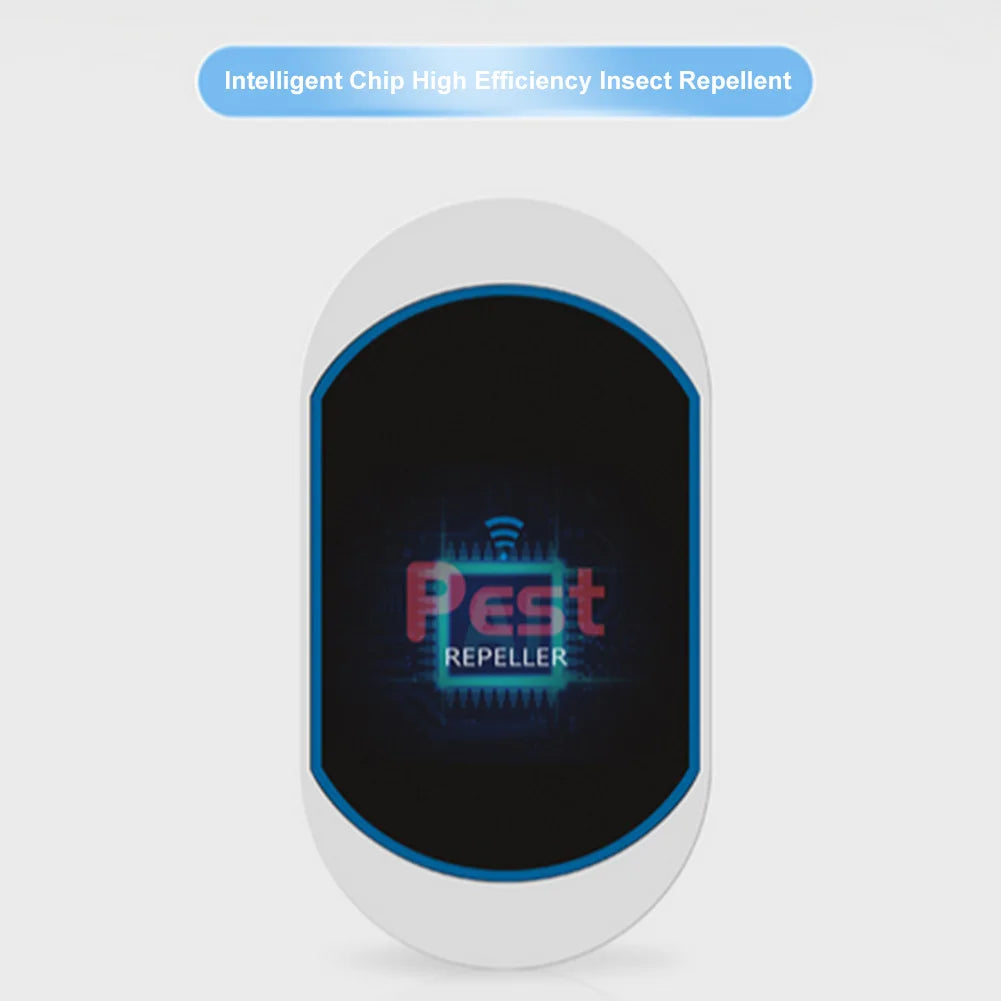 EU plug Ultrasonic Pest Repeller Electronic Pest Repeller No Noise Rat Mosquito Repellent Pest Control Device for Bat Mosquito