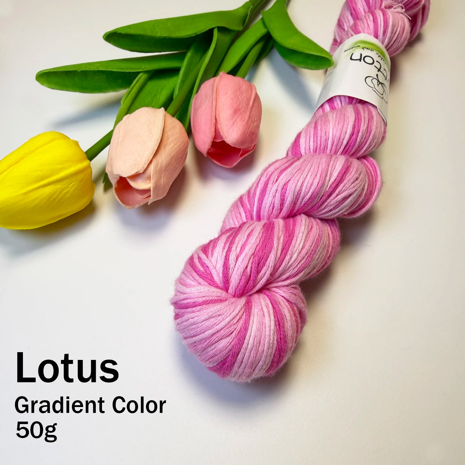 50g Cotton Fabric Colorful Gradient Dyeing of Segments Wool Yarn DIY Crochet Knitting Hand-knitted Materials Sewing Supplies