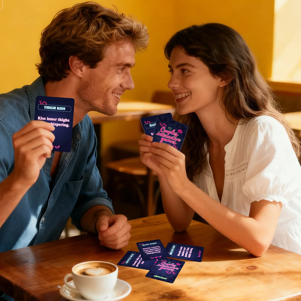 50pcs Interactive Fun Couple Game Cards Sexy Board Game for Female Friends Gathering Entertainment