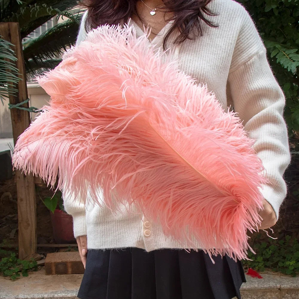 Wholesale 10PCS Natural Ostrich Feathers 15-55cm for Crafts Wedding Party Home Decor Ostrich Plumes Table Centerpiece Feather