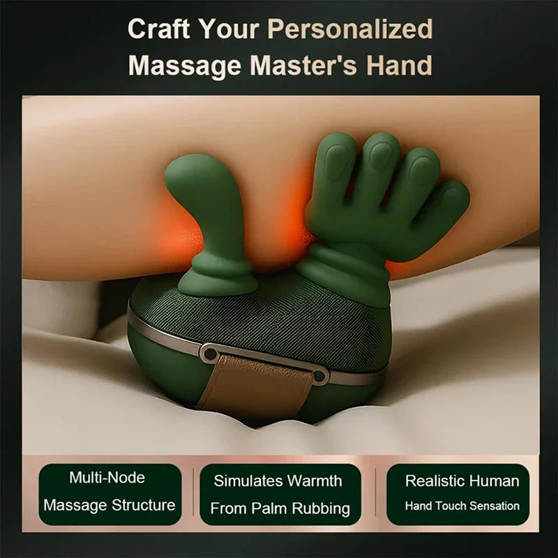 Electric Neck Shoulder Massager 4D Kneading Simulated Human Hand