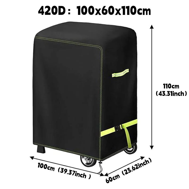 420D  Outdoor BBQ Cover,Marine Barbecue Stove Protective Hood,Lightweight And Portable,Dust BBQcover,Waterproof Barbecue Hood