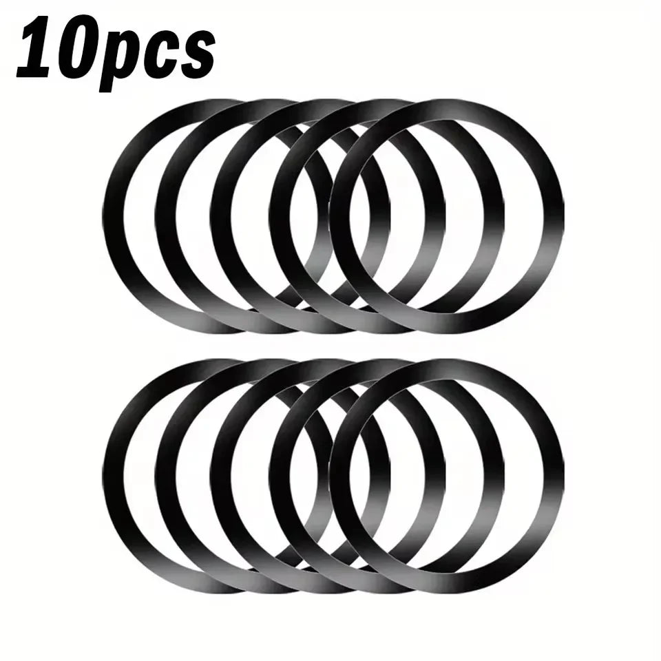 10/5/1PCS Thin Magnetic Metal Plate Ring For Magsafe Wireless Charger Iron Sheet Sticker Magnet Car Phone Holder Universal