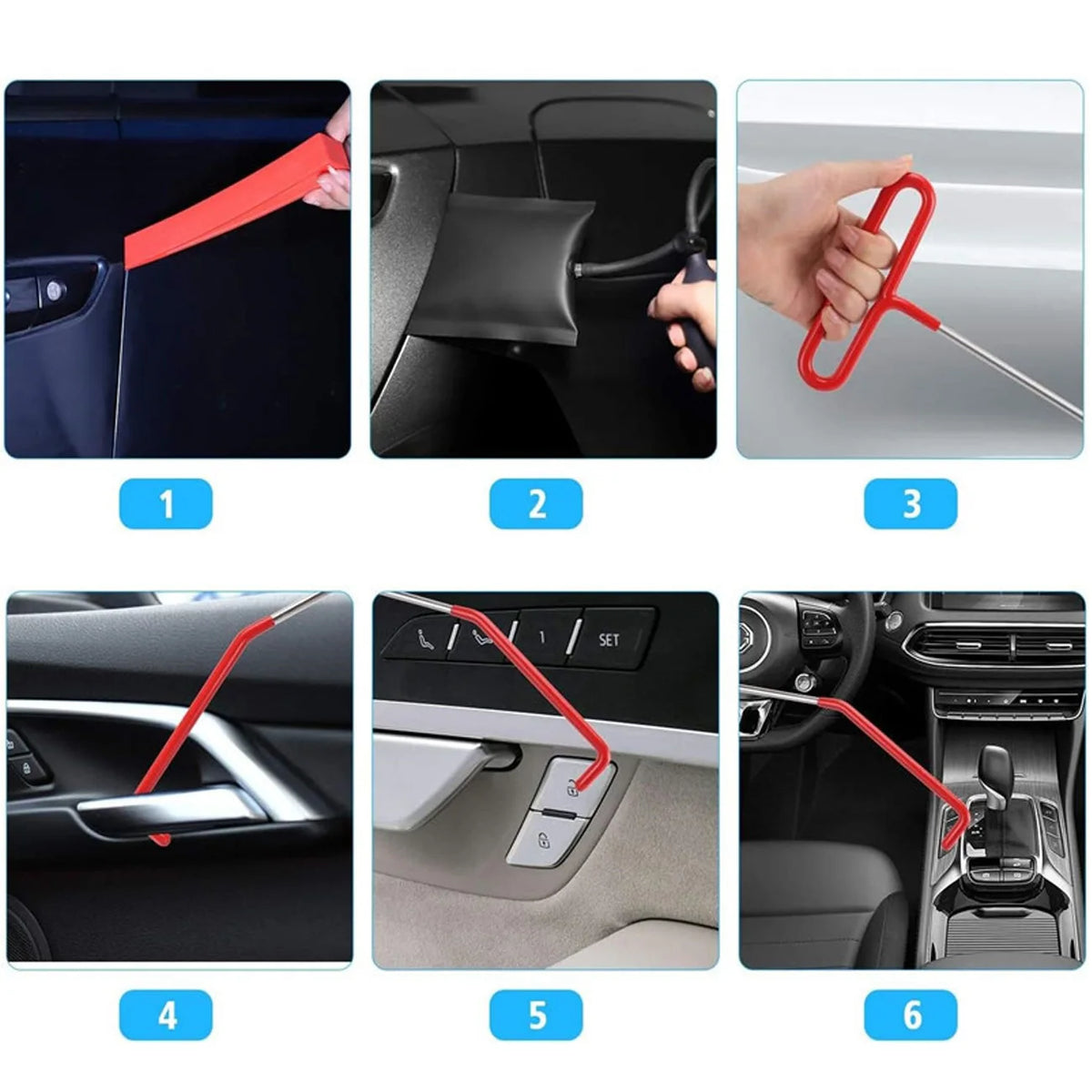 Car Window Door Emergency Open Key Lost Lock Out