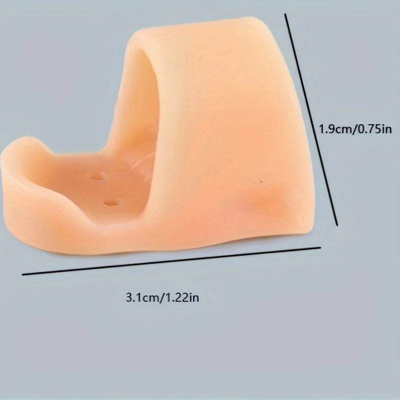 2pcs Set of Hammer Shaped Toes, Used for Curling, Bending, And Claw Shaped Toe Lifting, Toe Tips, And Toe Pads
