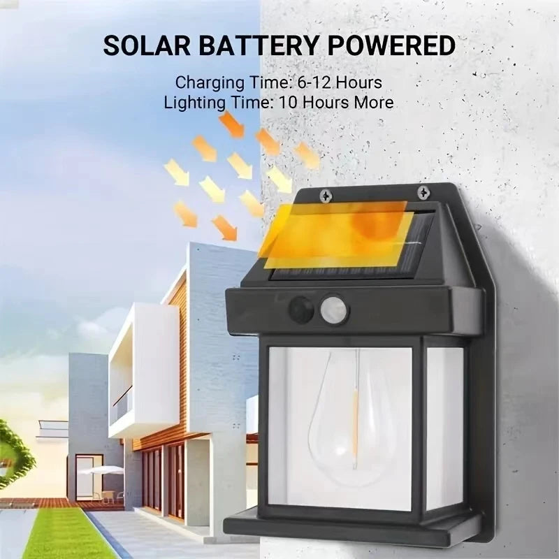 Powerful Solar Wall Light Outdoor Waterproof LED Lamp House