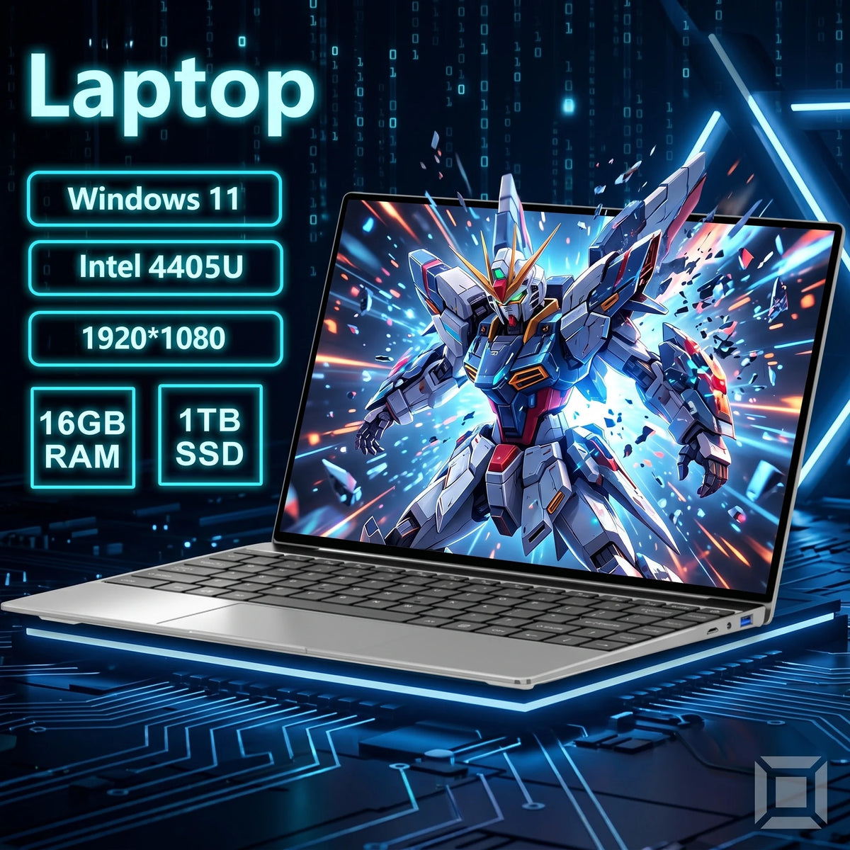 Ultra Slim Laptop 16GB 1024GB Intel 4405U Notebook Gamer