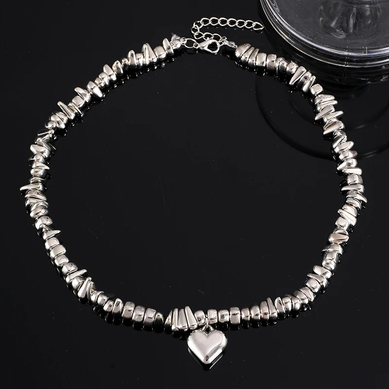 Fashion Y2K Crystal Pearl Choker Necklaces for Women Unique Design