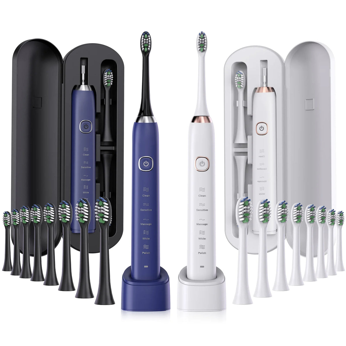Sonic Electric Toothbrush Smart Ultrasonic Dental Teeth Whitening Rechargeable