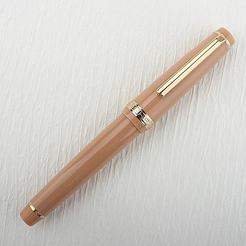 JINHAO 82 Fountain Pen Transparency Pen Spin Golden EF