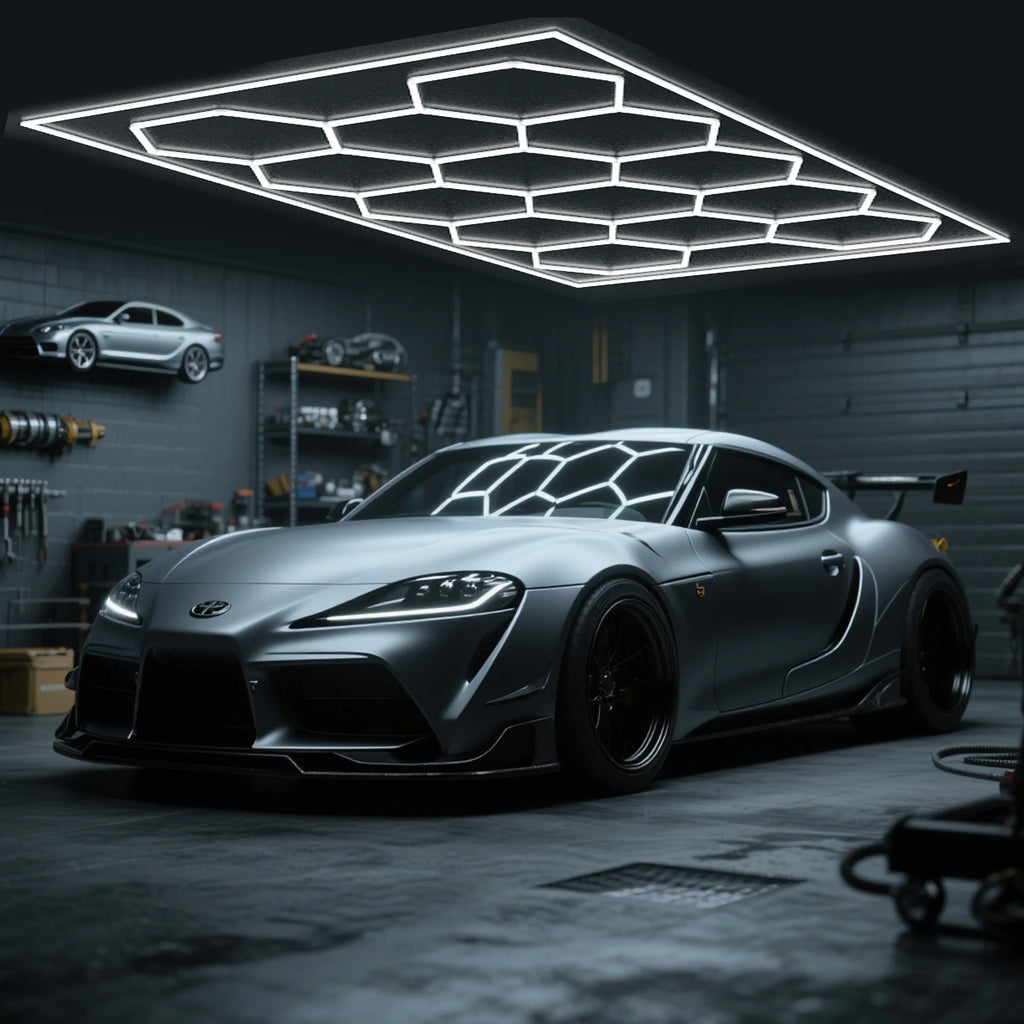 Hexagon LED Garage Light 700W 80000LM