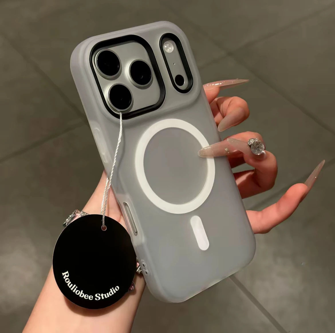 Candy Color 2 IN 1 For Magsafe Case For iPhone 17 Pro Max 16 15 14 13 12 11 Pro Air Magnet Wireless Charger Matte Cover Funda