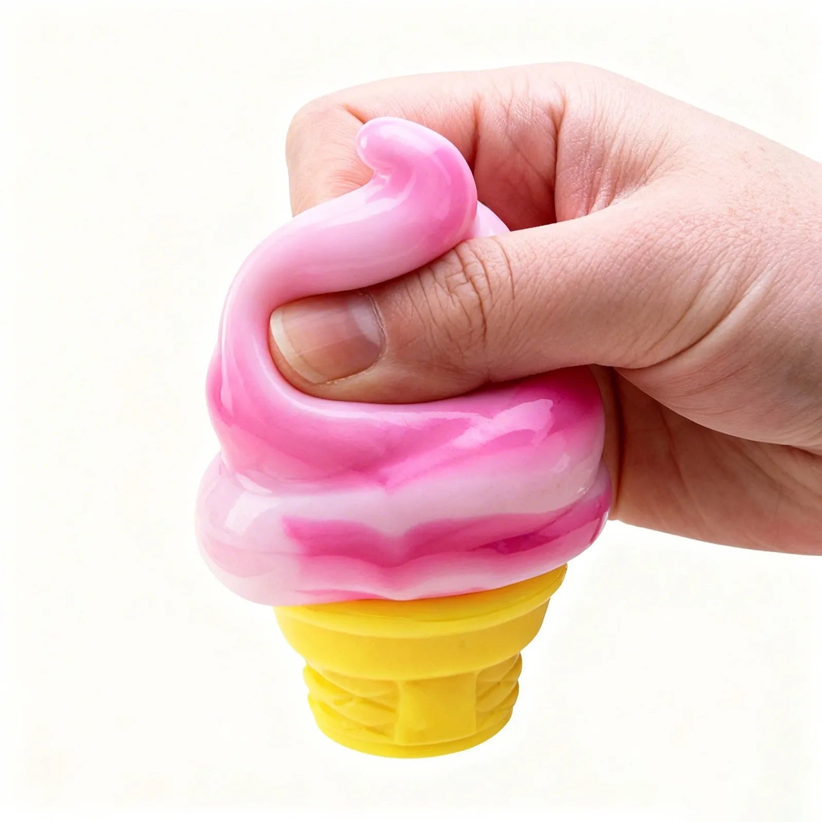 Ice Cream Shaped Decompression  Needoh Nice Cream Cone Surprise Stress Relief Squeeze Party Gifts Ornaments