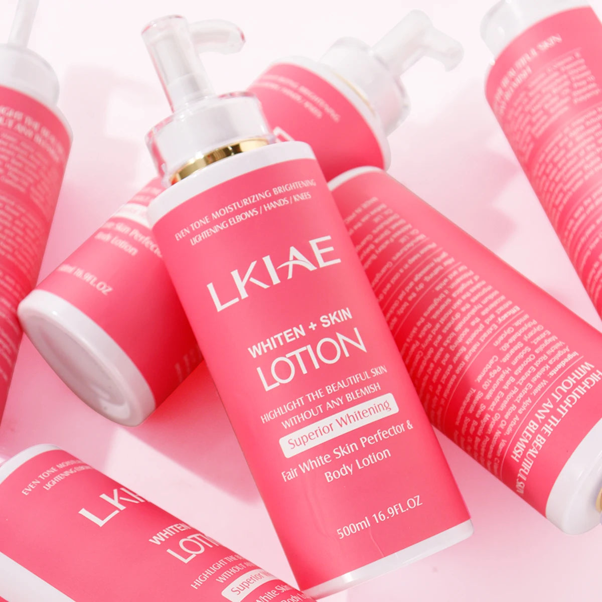 LKIAE Fair White Body Lotion for Bright & Healthy Skin, Moisturizing, Reduce Spots, Enhance Radiance, Evens Skin Tone, 500ml