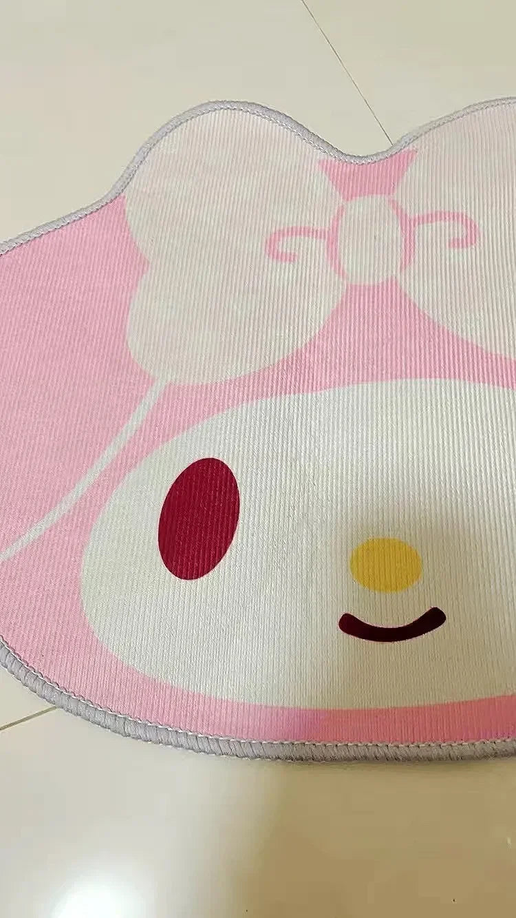 Cute My Melody Carpet Kawaii Home Soft Fur Rugs Girls Bedroom Living Room Floor Mat Doormat Decoration Cartoon Gift For Woman