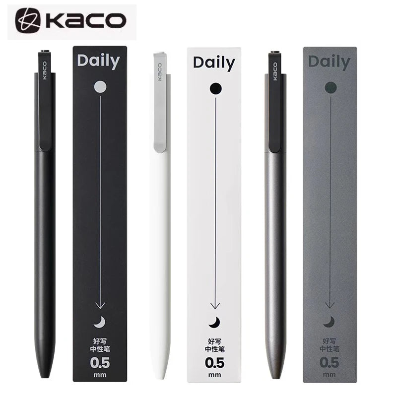 KACO Retractable Gel Pen with Metal Clip 0.5mm