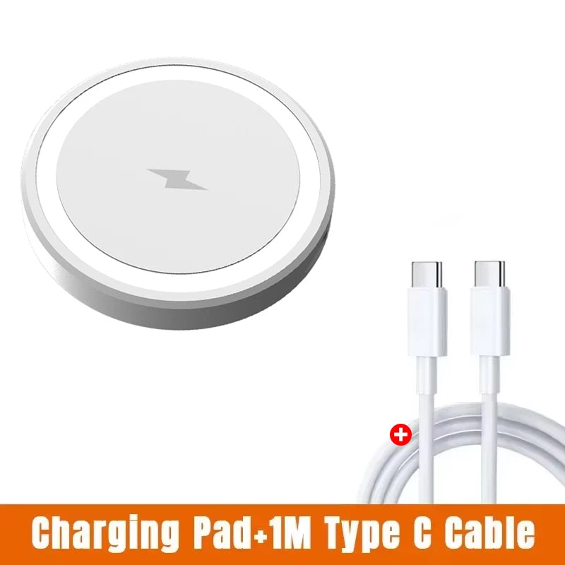Magnetic Wireless Charger Pad Fast Charging Station For Magsafe iPhone 17 16 15 14 13 12 Pro Max AirPods 4 Pro  Charger Pad