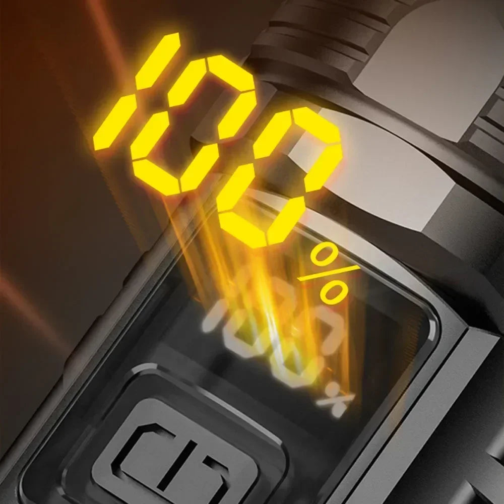 High Power LED Flashlight - USB Rechargeable 1000LM