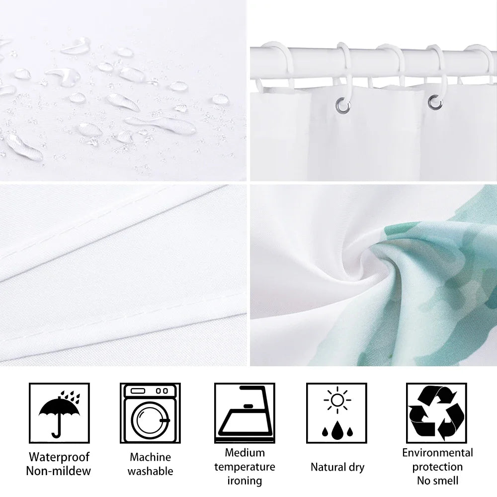 Chun Li Anime Inspired Fashion Shower Curtain with Hooks, Removable & Durable Polyester Bathroom Decor, Machine Washable, Elegan