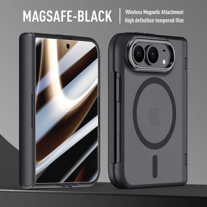 Non-Slip Shock Proof Folding Design Hinge Case for Iphone DUO Cell