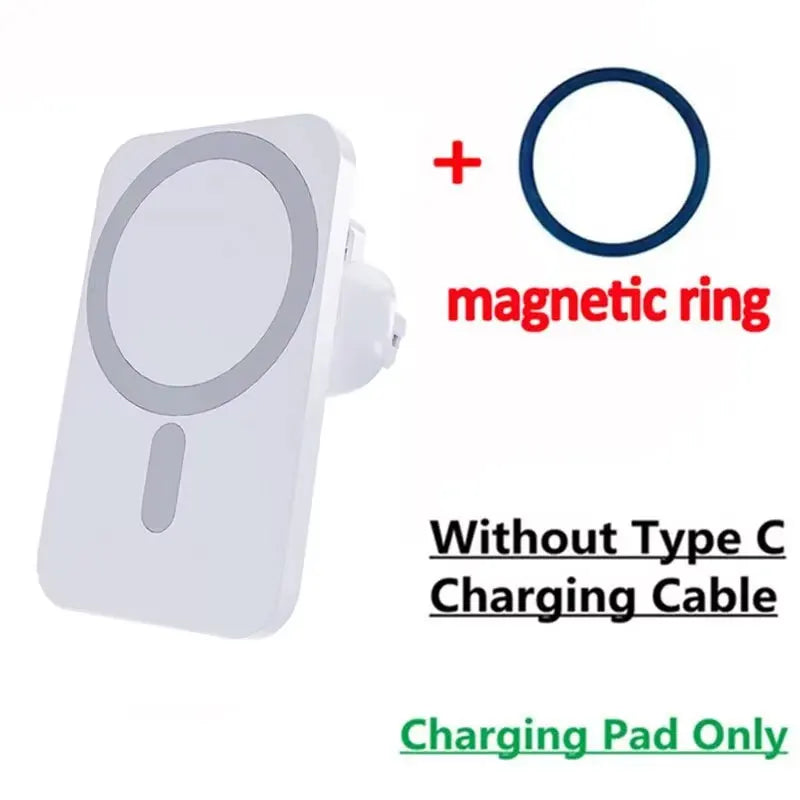 30W Magnetic Car Wireless Charger For iPhone 16 15 14 13 12 Pro Max Mini Car Phone Holder Stand Mount Fast Charging Station