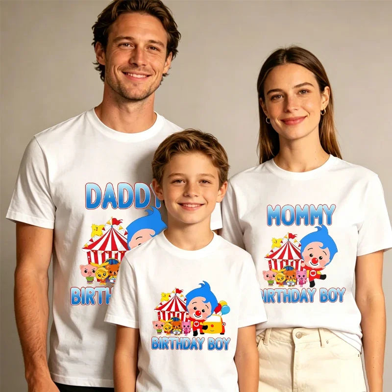 Joker Magician P-Plims Family Matching Outfit Cartoon Dad Mom