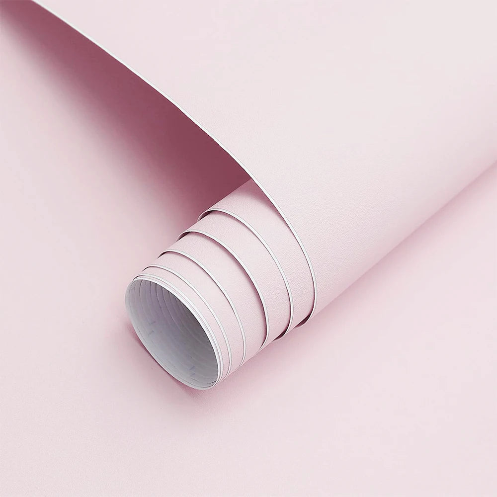 Matte PVC Waterproof DIY Self Adhesive Vinyl Wallpaper Kitchen Cabinet Desktop Contact Paper Wall Sticker Home Decor Wall in Rol