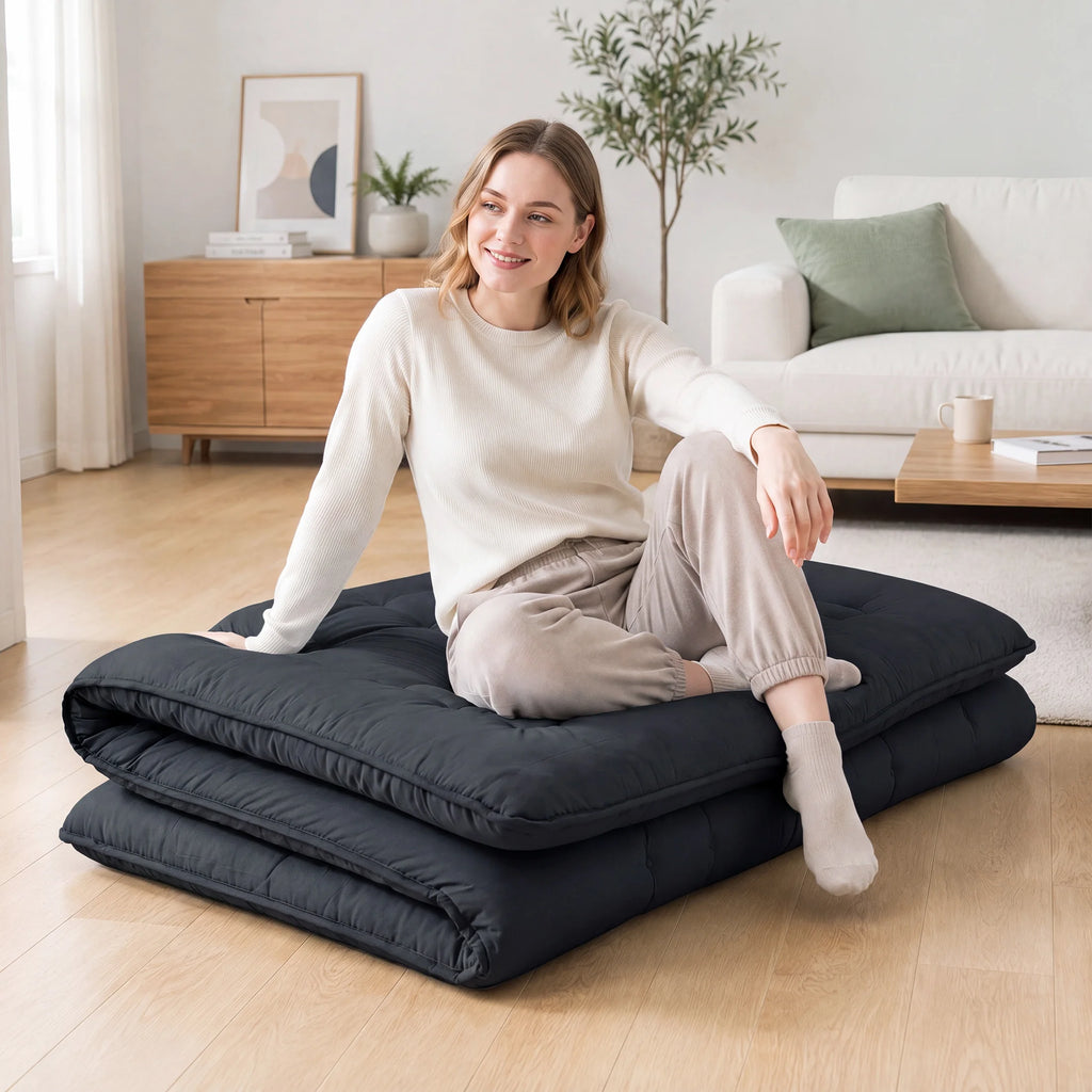MCQ 4 Inch Japanese Floor Mattress Foldable Futon Mattress