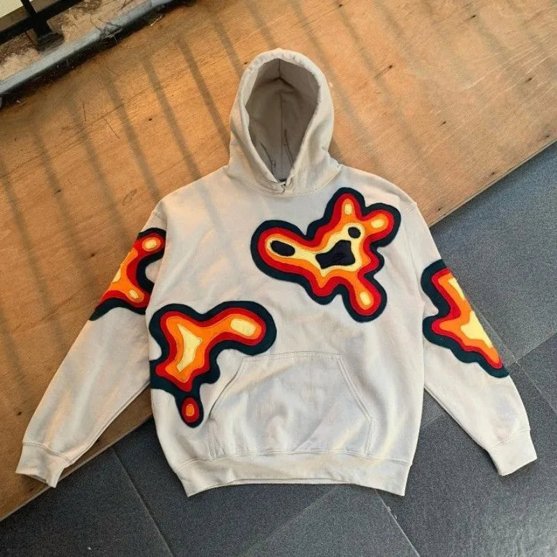 Plus Size Graphic Regular Male Hoodie Overfit Y2k Clothes High Quality Korean Style Pastel Color Cotton Men's Hooded Sweatshirt