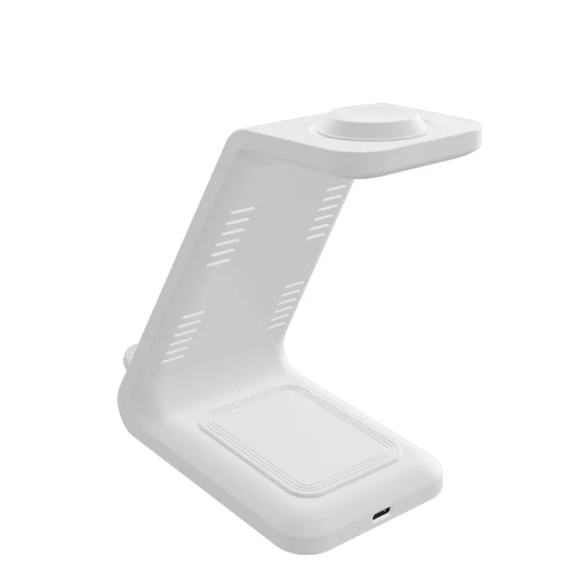 3 in 1 Wireless Charger Stand Fast Charging Dock Station for iPhone 17-12 X XR 8 Apple Watch 6 7 8 iWatch Airpods Pro