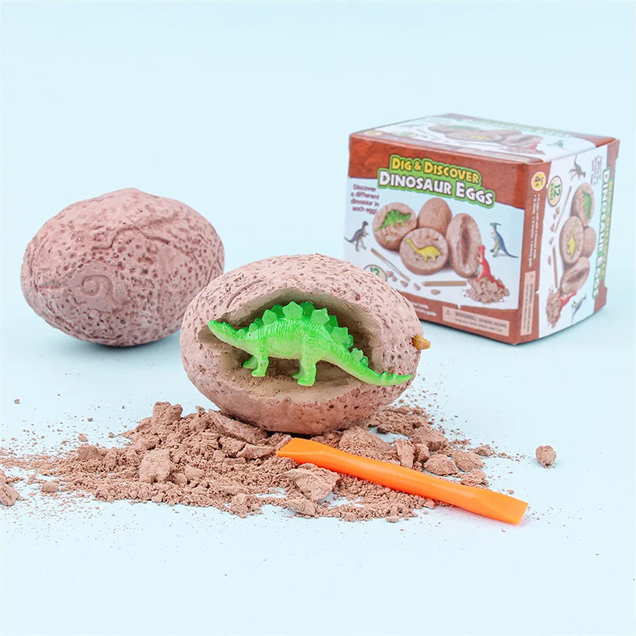 SUNPAO Educational toys dinosaur eggs archaeological excavation tool treasure