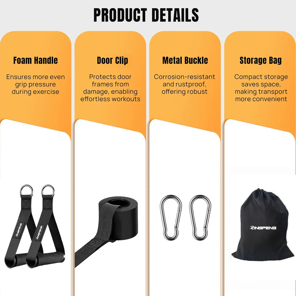 Resistance Bands Set Pull Straps Assistive Pull-Up Bands Exercise