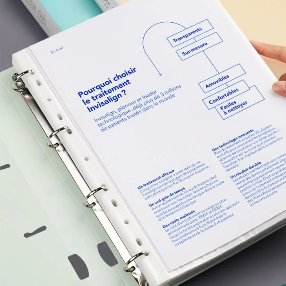 A4 Binder Folder, 240-Sheet Capacity