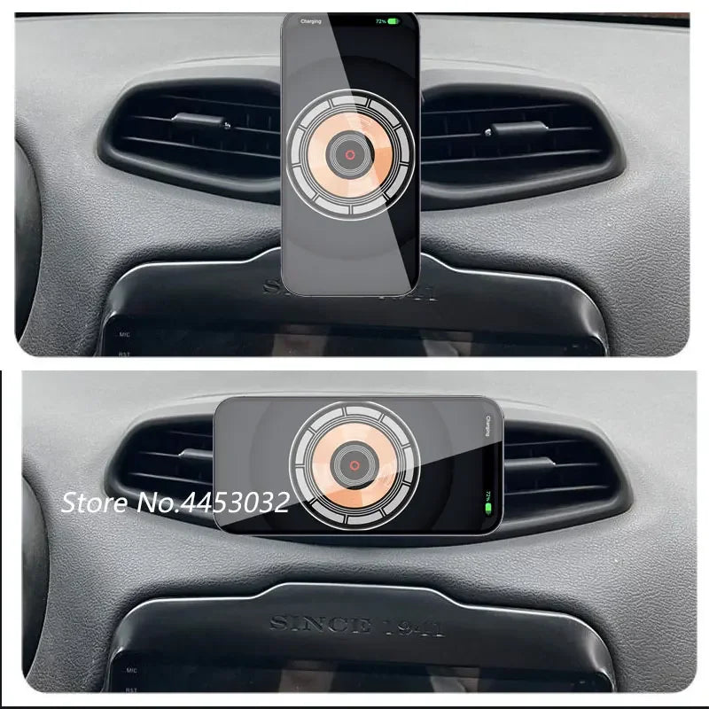 For Audi Q3 F3 2019-2023 15W Car Wireless Charger Phone Holder Rotatable Magnetic Bracket Fast Charging Accessories