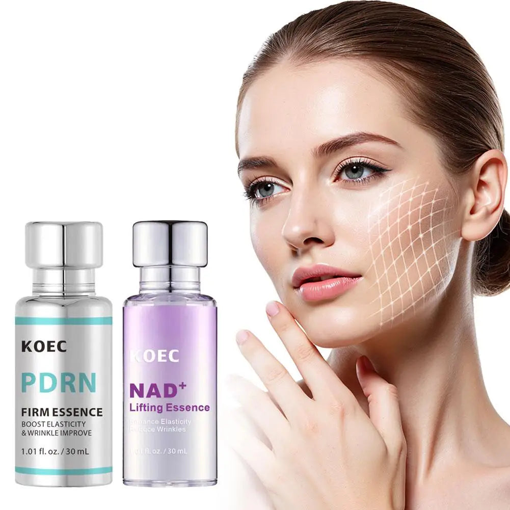 PDRN Korean Nad Plus Facial Essence Elastic Firming Anti Wrinkle Lifting Brightening Moisturizing Youth Serum 30ml Skin Care