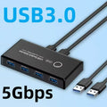 USB 2.0 3.0 Switch KVM Switcher Selector KM Hub