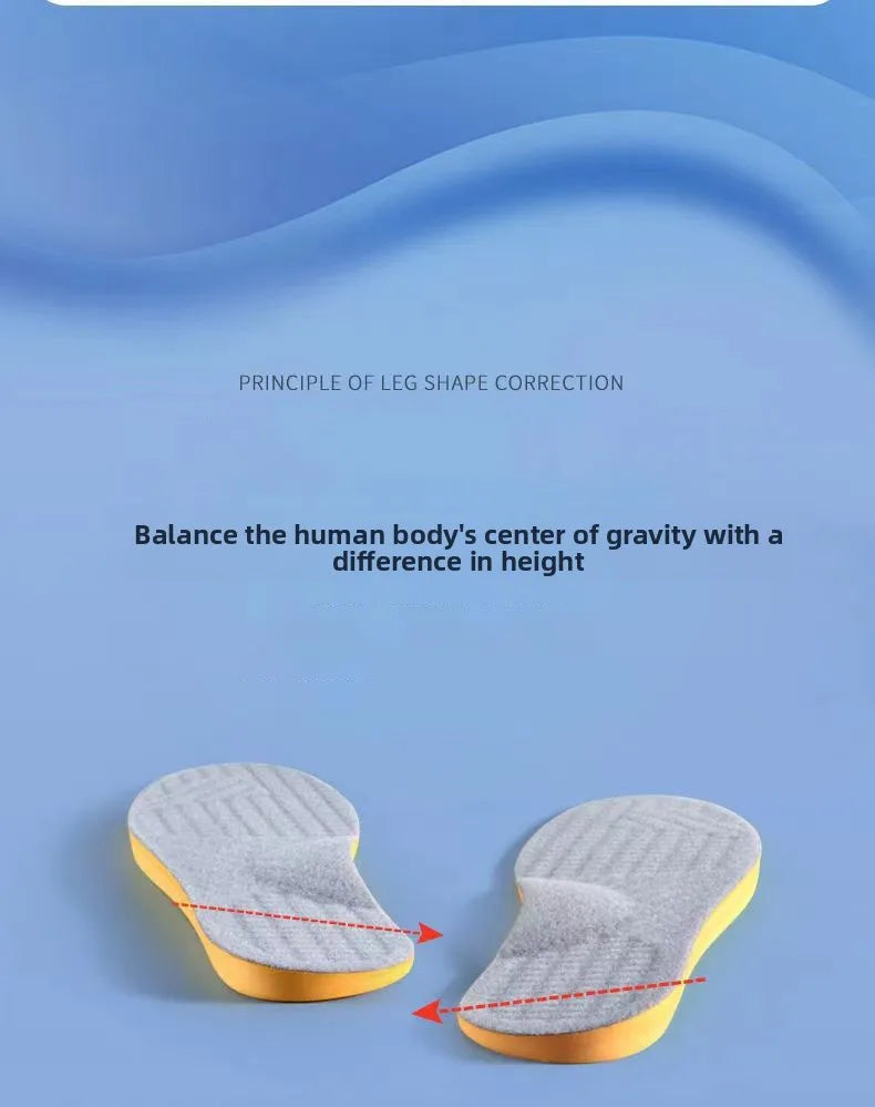 Insoles Unisex Orthopedic Insoles-Effective for Leg Shape Correction Overpronation/Supination Flat Feet O-Leg X-Leg&Arch Support